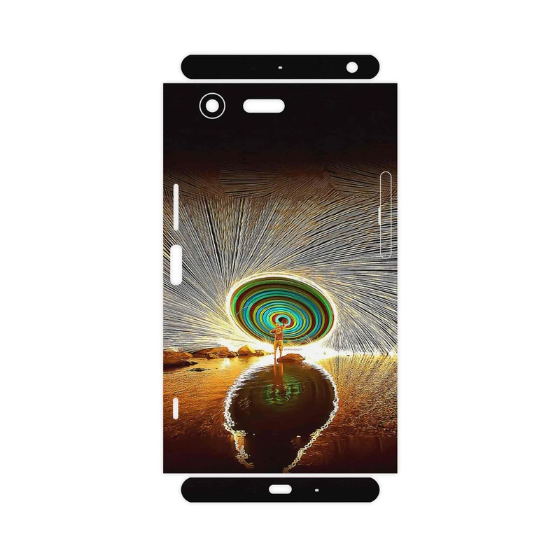 برچسب پوششی ماهوت مدل Night Light Fountain-FullSkin مناسب برای گوشی موبایل سونی Xperia XZ Premium