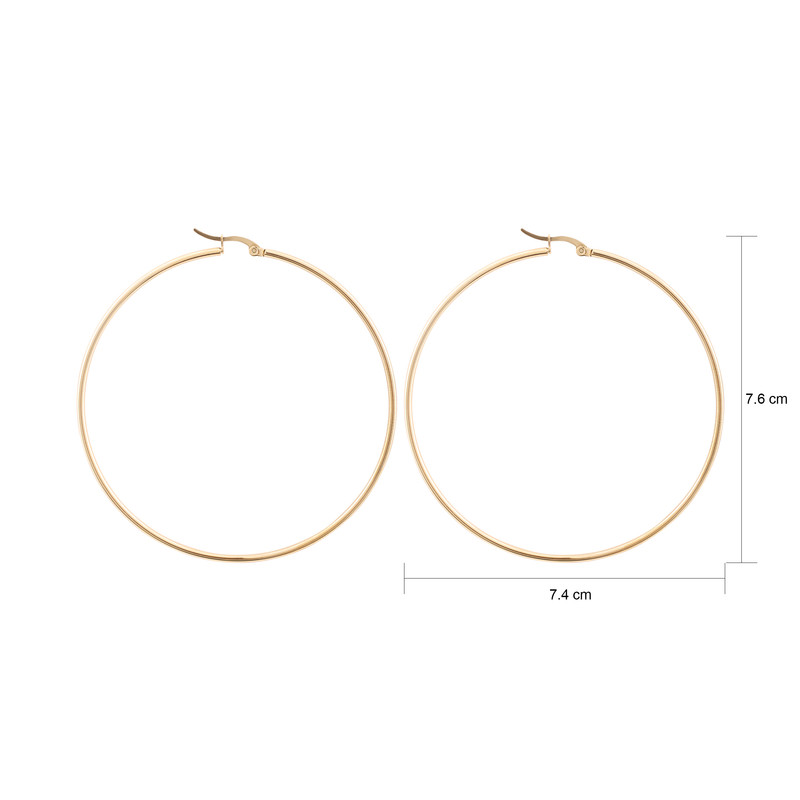 گوشواره زنانه طرح دایره کد 1272