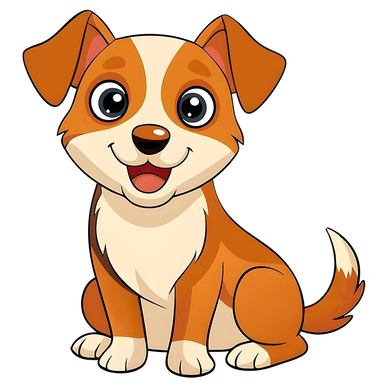 استیکر پارچه و لباس پاد آفرین مدل سگ کد DKST567