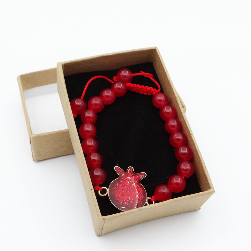 دستبند دخترانه مدل انار بلوری یلدا کد D 09