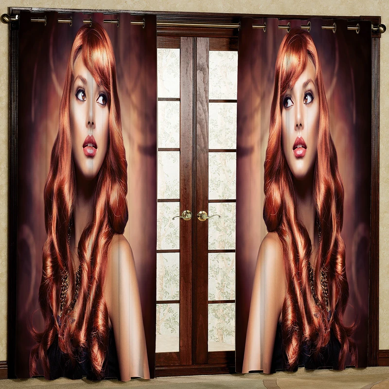    پرده مدل دختر مخمل پانچی کد 662  سایز 140x280 سانتی متر