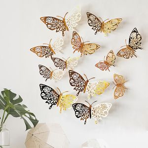 نقد و بررسی دکوری آماتیس مدل پروانه سه بعدی طرح گل رز بسته 12 عددی توسط خریداران