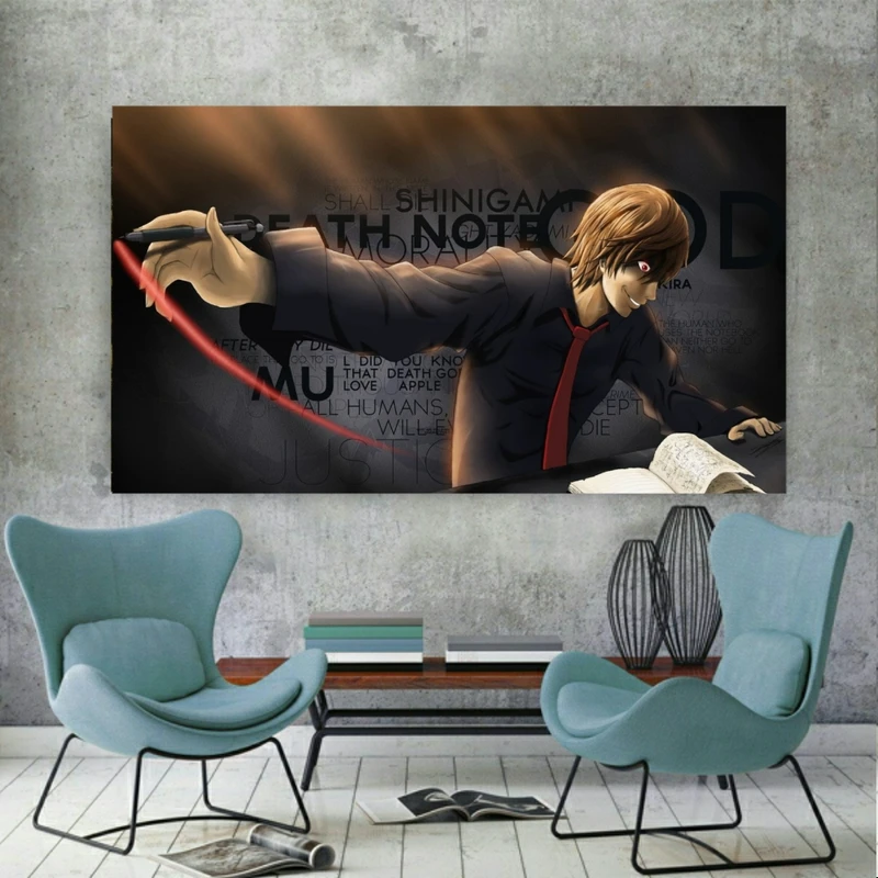 پوستر دیواری طرح انمیه دفترچه مرگ مدل SDT3048