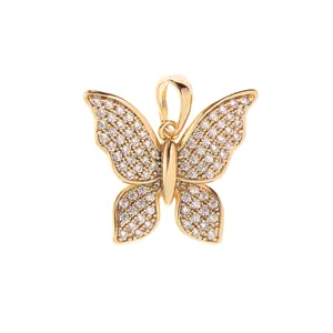 آویز گردنبند زنانه ژوپینگ مدل پروانه کد 001