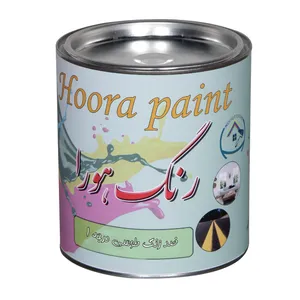 رنگ ضد زنگ طوسی درجه 1 هورا مدل solvent کد 101 حجم 1 لیتر