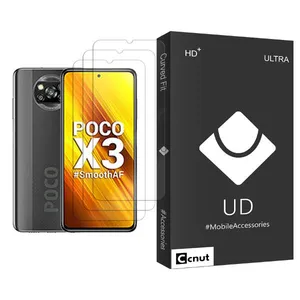 Coconut UDB Ultra MIX003 Screen Protector For Xiaomi Poco X3 Pack Of 3