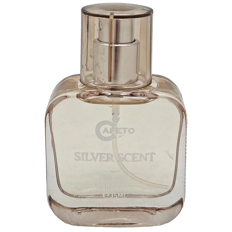 عطر جیبی مردانه کافه تو مدل سیلور سنت با رایحه گرم و شیرین حجم 35 میلی‌لیتر
