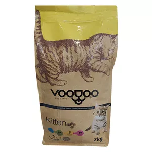 غذای خشک بچه گربه وودو مدل  all breeds kitten وزن 2000 گرم