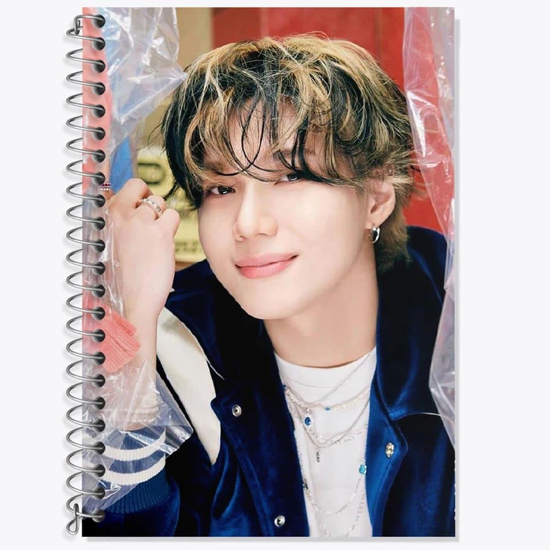 دفتر زبان 50 برگ خندالو مدل سه خط طرح تمین گروه شاینی Shinee کد 12363