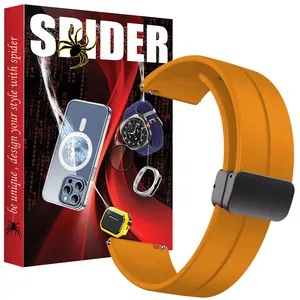 Spider Magnetic Silicone Strap suitable for Samsung Galaxy Watch 4/5/6/7/FE size 40/43/44/46/47mm