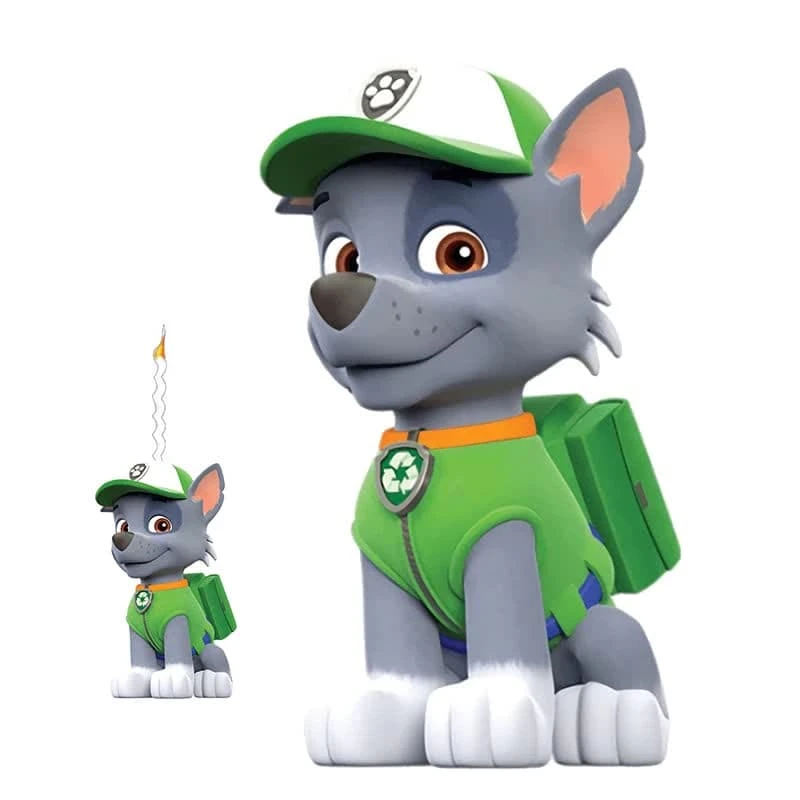 استند رومیزی تولد طرح سگ های نگهبان به همراه شمع مجموعه دو عددی