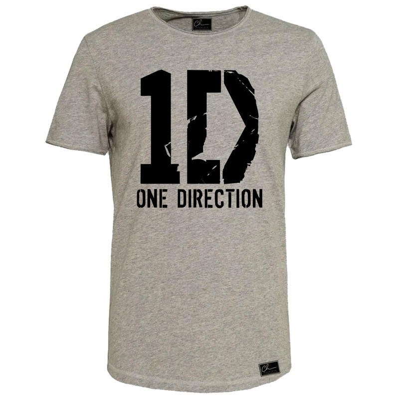 تیشرت آستین کوتاه مردانه مدل 1D کد J232 رنگ طوسی