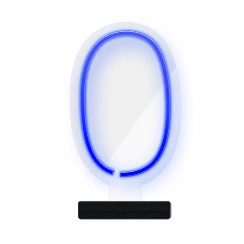 چراغ رومیزی ریموت دار مدل ZERO-GL_BL-GLASS