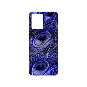 MAHOOT Purple Feather Cover Sticker for Oppo Reno 8 4G
