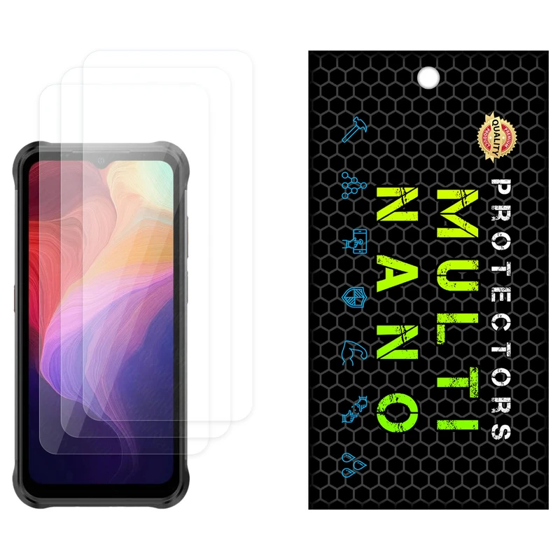 محافظ صفحه نمایش مولتی نانو مدل X-S3N مناسب برای گوشی موبایل یولفون Power Amor 14 بسته سه عددی