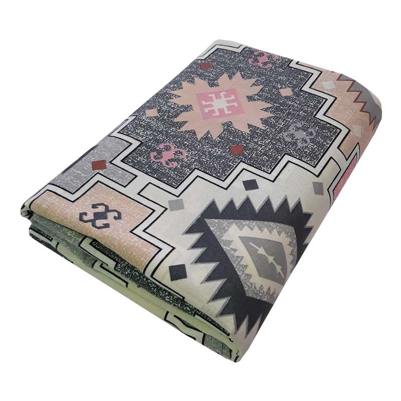  ملحفه تشک مهمان سندس مدل فیروزه کد F588 سایز 195x90 سانتی متر