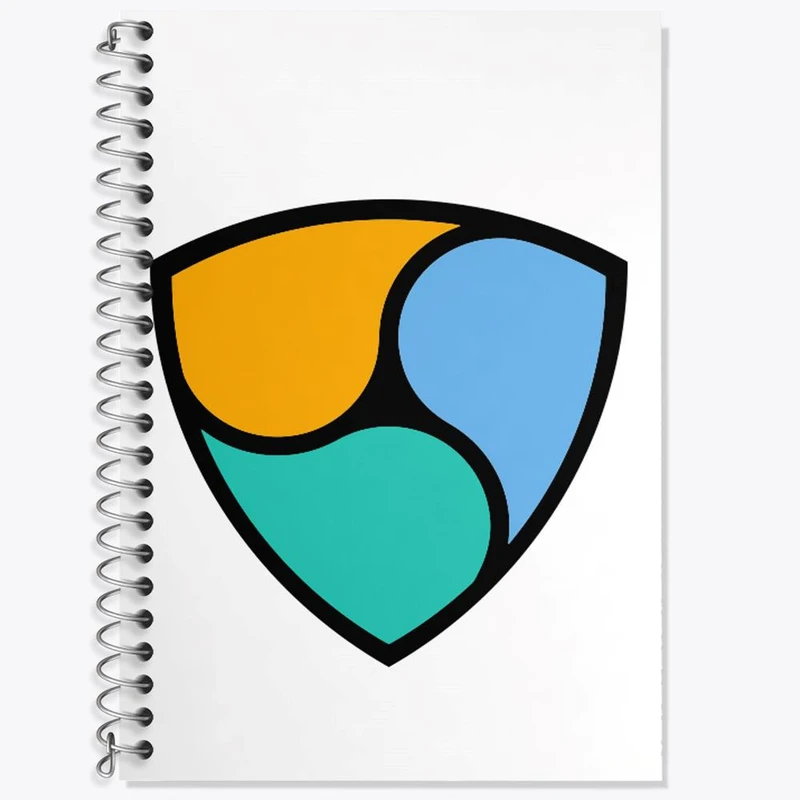 دفتر زبان 50 برگ خندالو مدل سه خط طرح ارز دیجیتال یم کد 4081