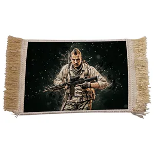 فرش ماشینی دیوارکوب مدل بازی کال آف دیوتی کد 12