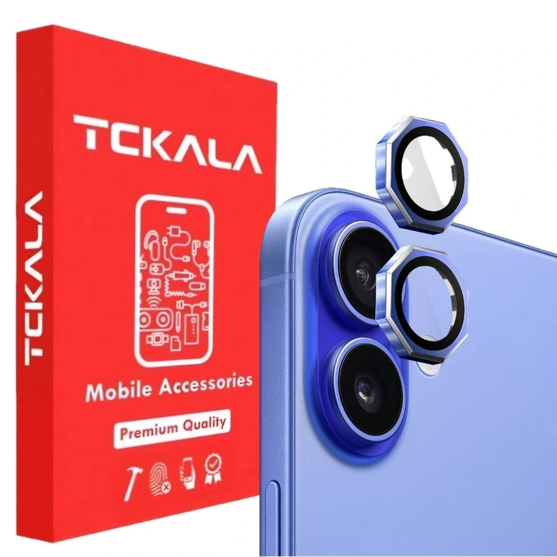 محافظ لنز دوربین فلزی تیسیکالا مدل Octagon مناسب برای گوشی موبایل اپل IPhone 16