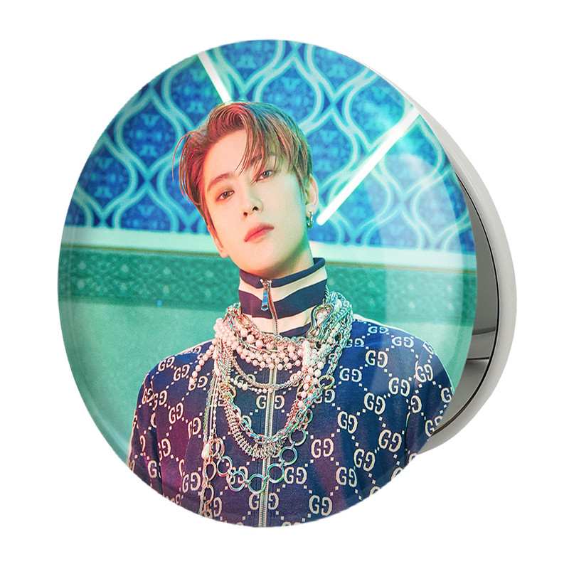 آینه جیبی خندالو طرح جهیون گروه NCT مدل تاشو کد 12207 