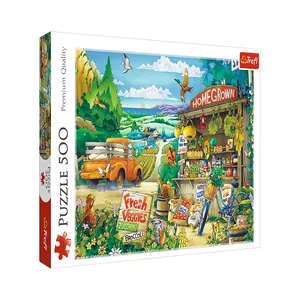 پازل 500 تکه ترفل مدل بازارچه روستایی