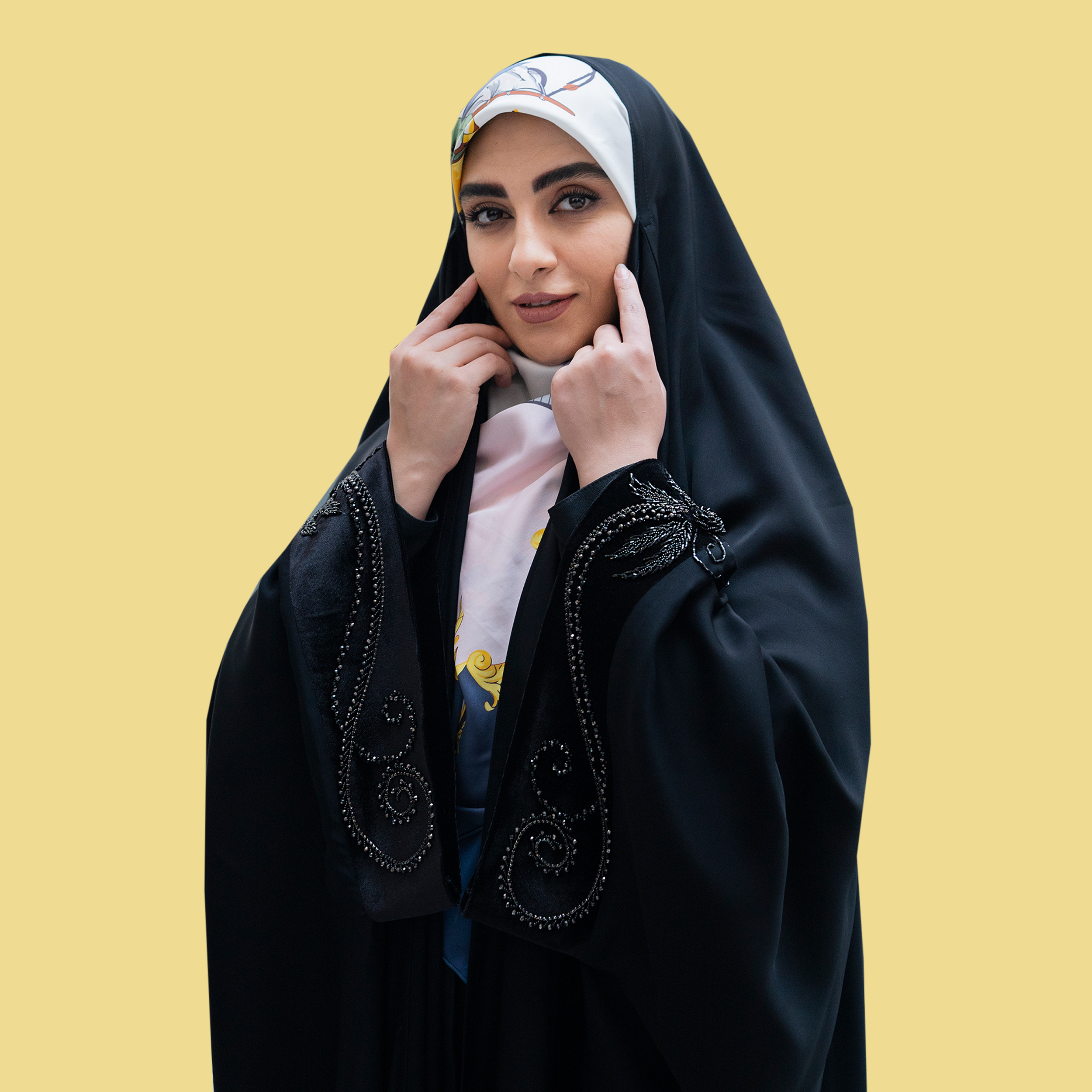 چادر عبایی مدل جانان