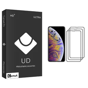 Coconut UD Black Screen Protector For Apple iPhone XS Max Pack Of 3