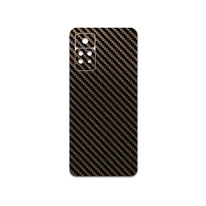 MAHOOT Glossy-Brown-Fiber Cover Sticker for Xiaomi Redmi Note 11 Pro Plus 5G  India