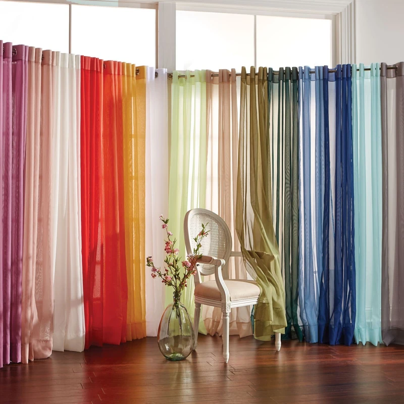 پرده تیکو دکو مدل حریر شاین نازک ژرسه سایز 280x140 سانتی‌متر