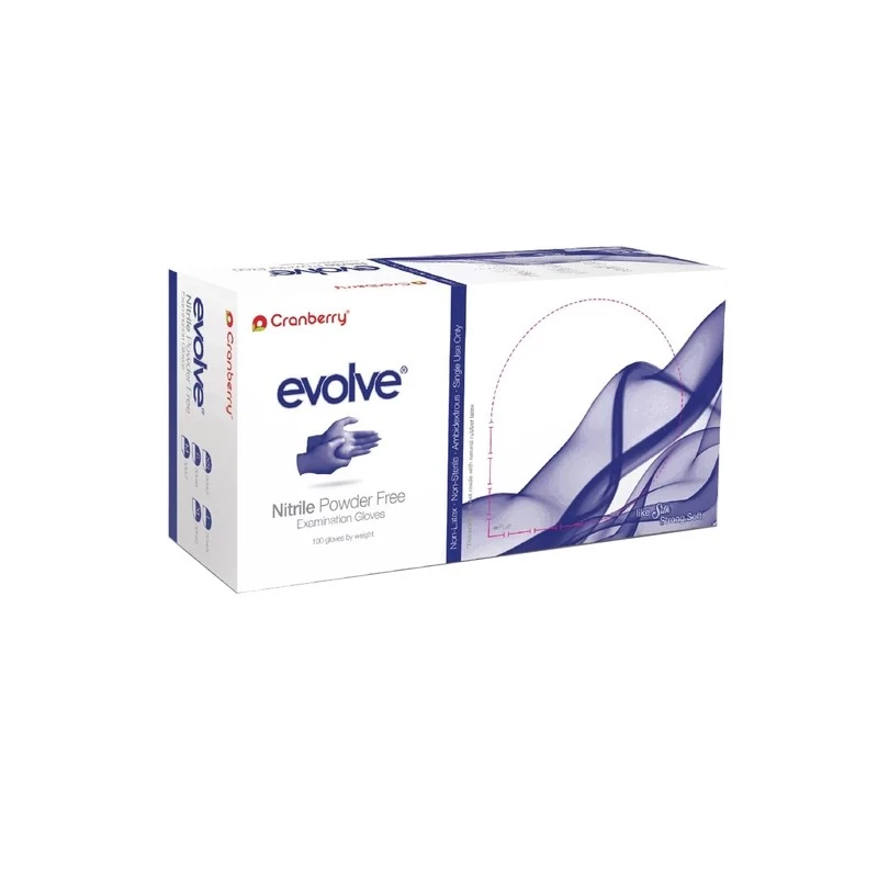 دستکش کرنبری مدل evolve سایز x-large بسته 100 عددی