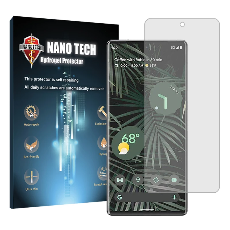 محافظ صفحه نمایش شفاف نانو تک مدل Tough مناسب برای گوشی موبایل گوگل Pixel 6 Pro