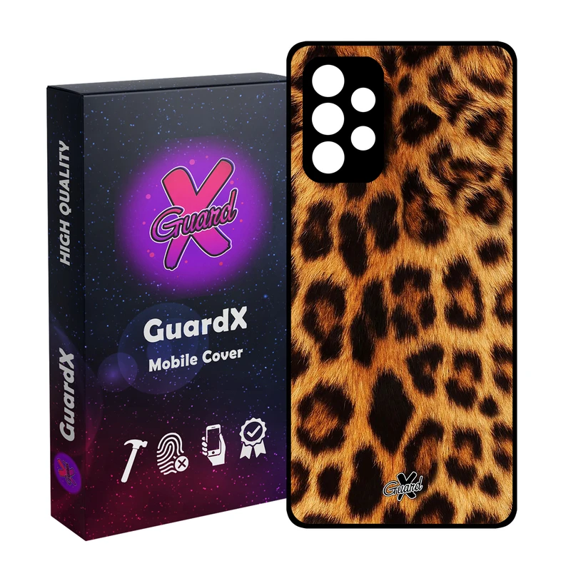 کاور گارد ایکس طرح Leopard مدل Glass10095 مناسب برای گوشی موبایل سامسونگ Galaxy A52s
