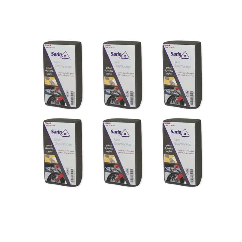 اسفنج همه کاره سارین مدل GTW بسته 6 عددی