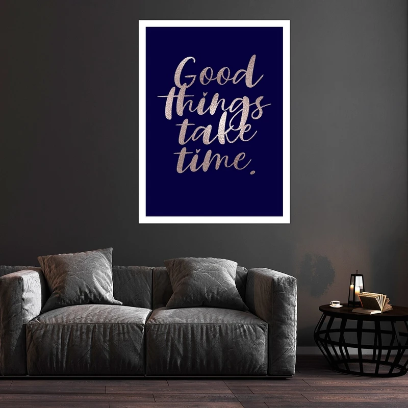 تابلو بکلیت طرح جمله انگیزشی مدرن مدل قاب شاسی W-S10251