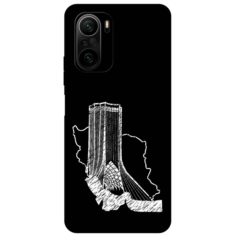 کاور مگافون طرح برج آزادی مدل 1628 مناسب برای گوشی موبایل شیائومی Poco F3 / Redmi K40 / K40 Pro