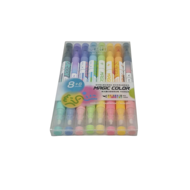 ماژیک علامت گذار مدل 960  مجموعه 8 عددی