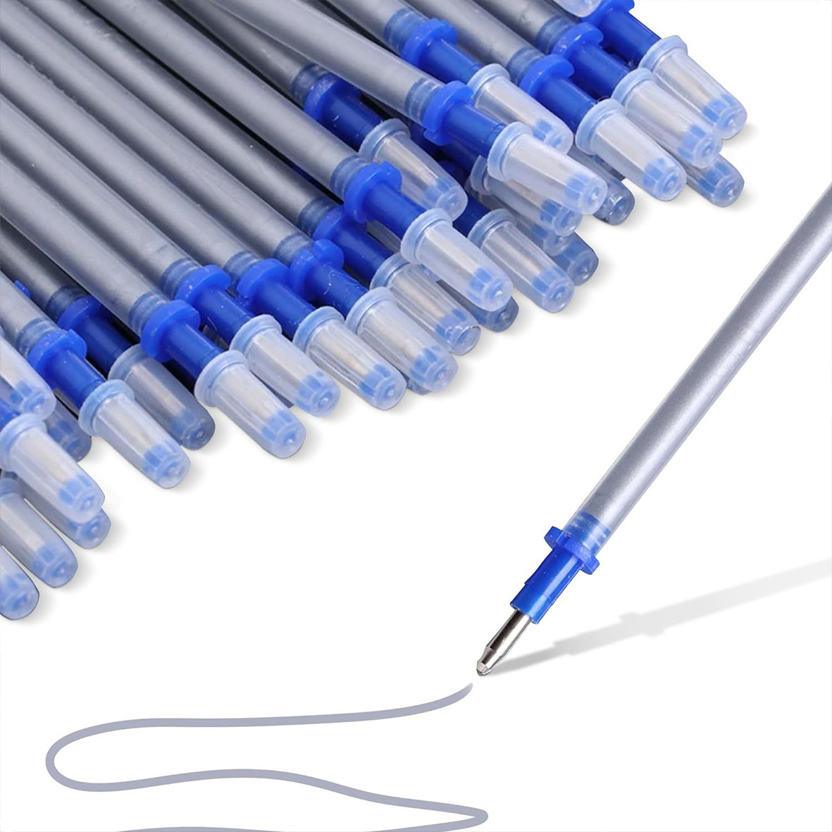 خودکار چرم دوزی مدل نازک بسته 100 عددی