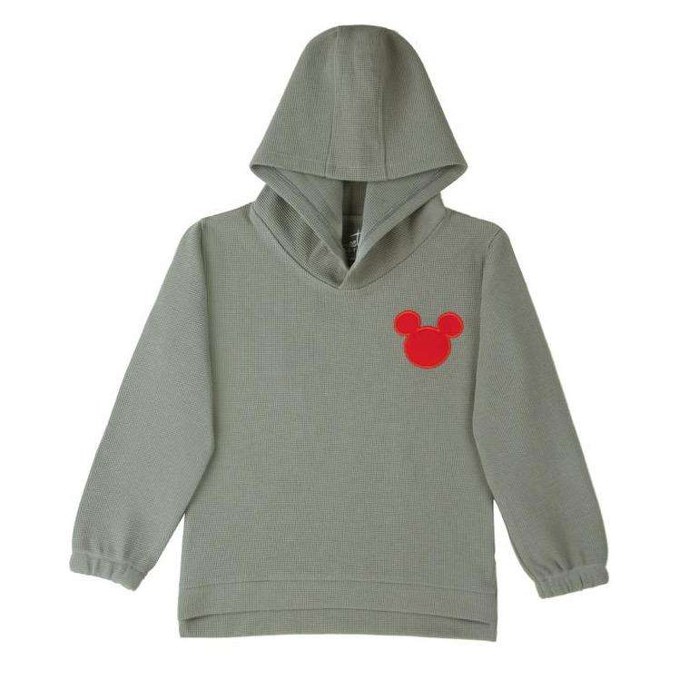 هودی دخترانه لینتل مدل میکی 0039 رنگ سبز