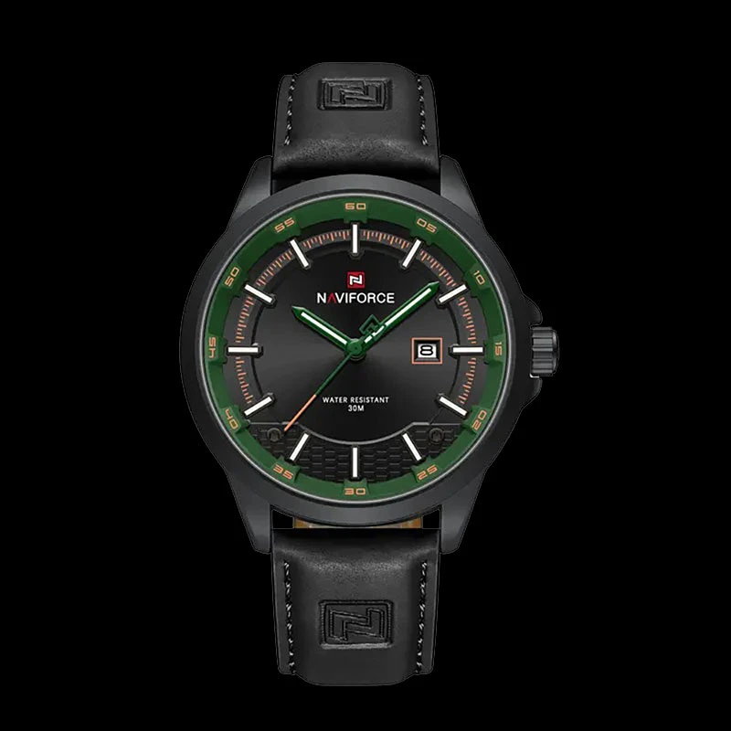 ساعت مچی عقربه‌ای کوارتز مردانه نیوی فورس مدل تک موتوره کد 01