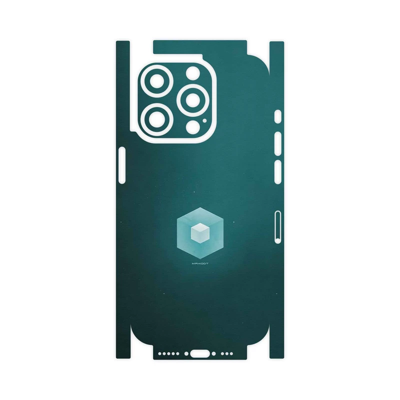 برچسب پوششی ماهوت مدل Minimal Cube icon-FullSkin مناسب برای گوشی موبایل اپل iPhone 15 Pro