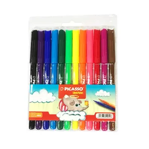 ماژیک رنگ آمیزی 12 رنگ پیکاسو مدل BRILLANT