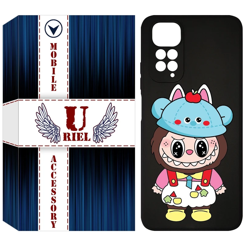 کاور یوریل مدل KSH کد 123 طرح عروسک لبوبو مناسب برای گوشی موبایل شیائومی Redmi Note 11 4G / Note 11S