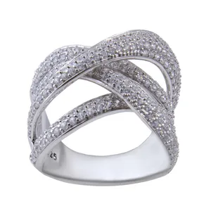   انگشتر نقره زنانه بازرگانی میلادی کد AWR-300