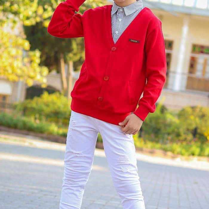 ژاکت پسرانه مدل جیبدار