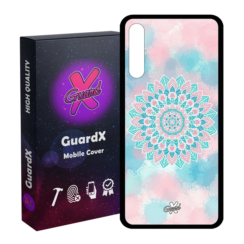 کاور گارد ایکس طرح ماندالا مدل Glass10065 مناسب برای گوشی موبایل هوآوی Y8P / P Smart S