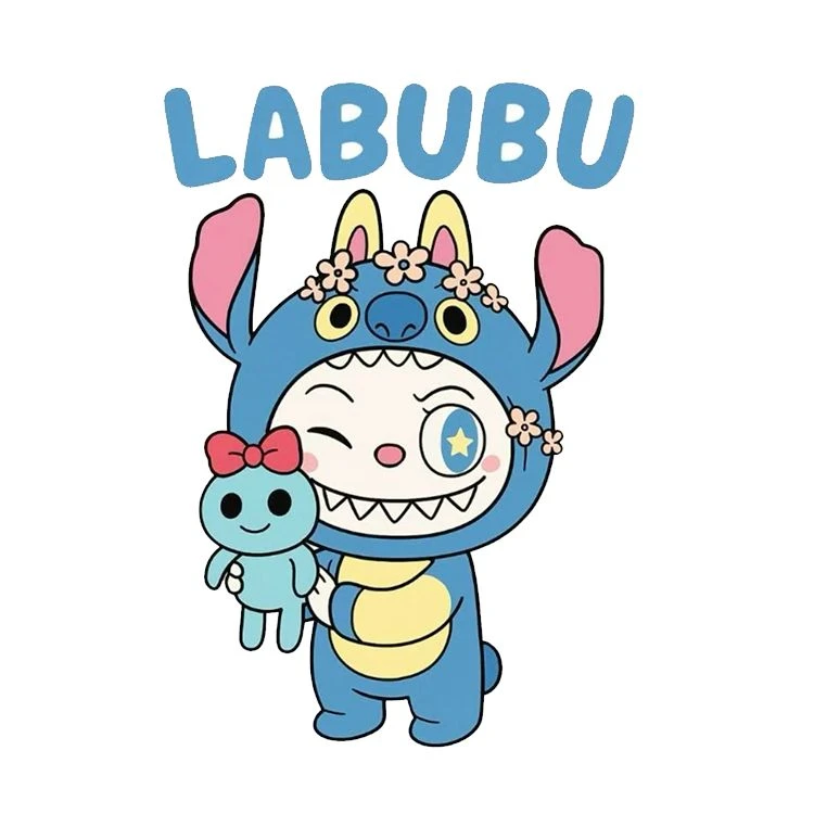 استیکر پارچه و لباس پاد آفرین مدل لبوبو کد 9