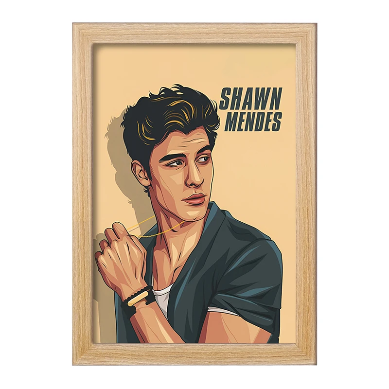 تابلو خندالو مدل شاون مندز (Shawn Mendes) کد F10227