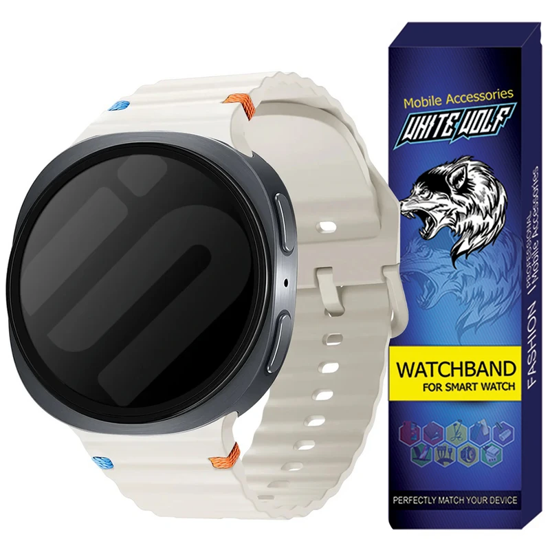 بند وایت ولف مدل W8-Silic مناسب برای ساعت هوشمند سامسونگ Galaxy Watch 8 40mm