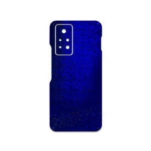 MAHOOT Blue-Holographic Cover Sticker for Infinix Note 11 Pro