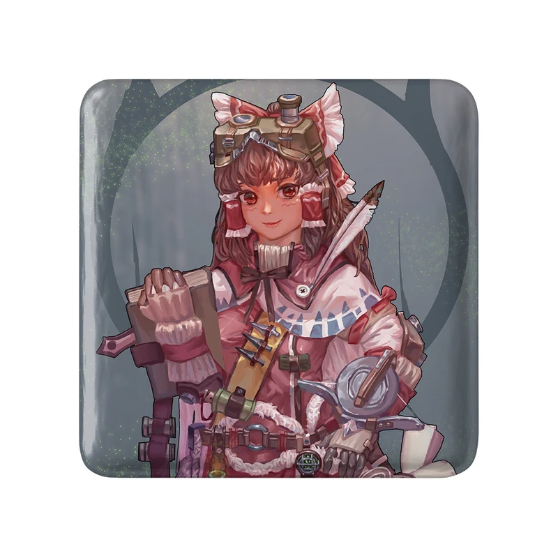 مگنت خندالو طرح بازی شکارچی هیولا (Monster Hunter) مدل مربعی کد 33221